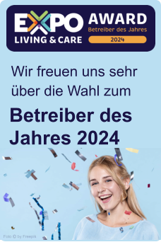 Wir freuen uns sehr  über die Wahl zum  Betreiber des Jahres 2024 Foto  by Freepik